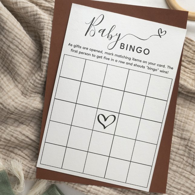 Baby Shower Bingo Game Card (Creator Uploaded)