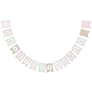 Baby Shower Birds Bunting