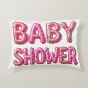 Baby shower birth decorative cushion