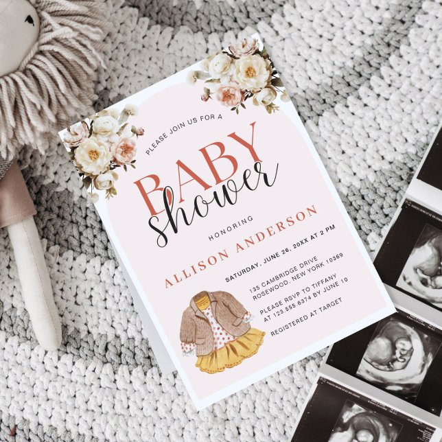 Baby Shower Boho Laundry Invitation (Creator Uploaded)
