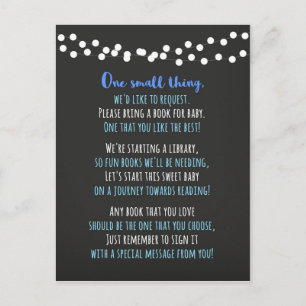 Baby Shower Book Card