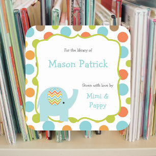 Baby Shower Bookplates / library stickers