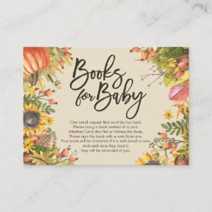 Baby Shower Books for Baby / Bring a book Request Enclosure Card