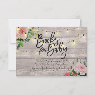 Baby Shower Books for Baby / Bring a book Request Invitation