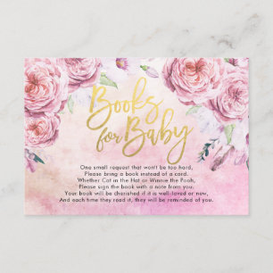 Baby Shower Books for Baby / Bring a book Request Invitation