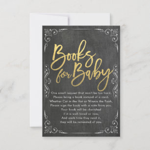 Baby Shower Books for Baby / Bring a book Request Invitation