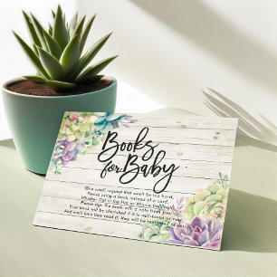 Baby Shower Books for Baby / Bring a book Request Invitation