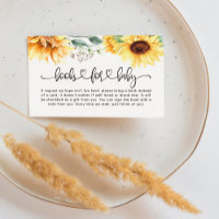 Baby Shower Books for Baby Sunflower