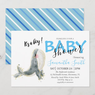 Baby Shower boy Announcement