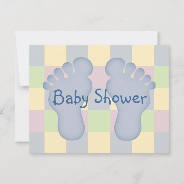 Baby Shower boy Invitation (Front)