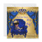 Baby Shower Boy Little Prince Royal Blue Golden