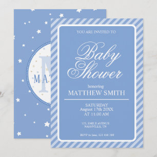 Baby Shower Boy Party Invitation