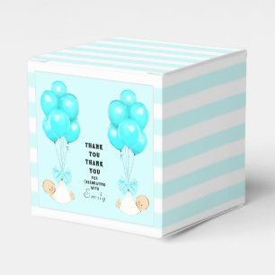 Baby Shower Boy Twins Favour Box