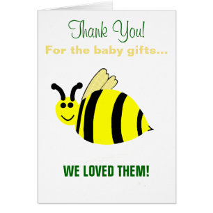 Baby Shower Bumble Bee Thank You