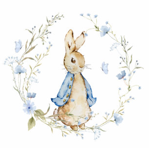 Baby Shower Bunny Image Sculpture Standing Photo Sculpture