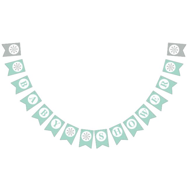 Baby Shower Bunting Flags - Boy Babyshower (All)