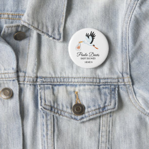 Baby Shower Button Favour