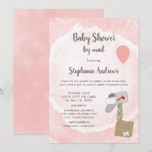 Baby Shower by mail for girl Invitation