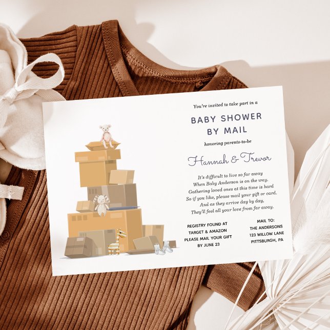 Baby Shower by Mail Gender Neutral Invitation (Creator Uploaded)