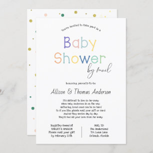 Baby Shower by Mail Invitation