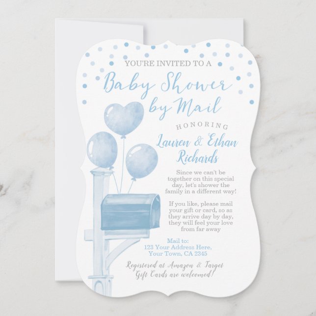 Baby Shower by Mail Invitation (Front)