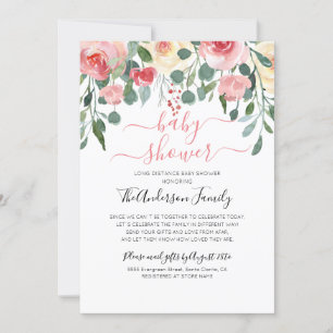 Baby Shower By Mail Long Distance Invitation