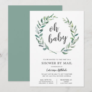 Baby Shower By Mail Oh Baby Gender Neutral Invitation