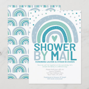 Baby Shower by Mail Rainbow Invitation
