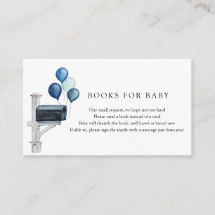 Baby Shower by Mail Send a Book Enclosure Card