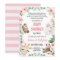 Baby Shower By Mail Woodland Animal Pink Rose