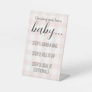 Baby Shower Candy Bar Sign