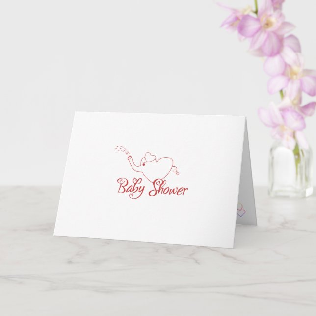 Baby Shower Card (Orchid)