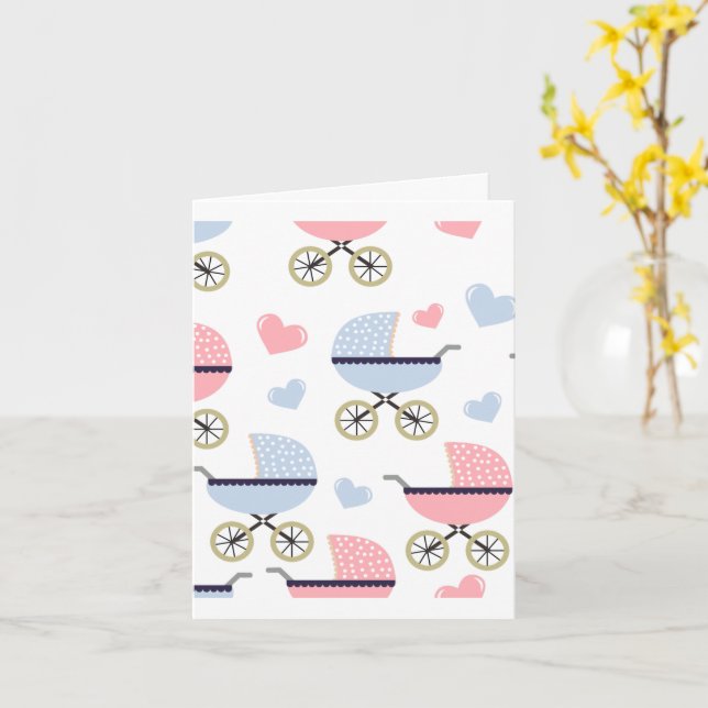 Baby Shower Card (Yellow Flower)