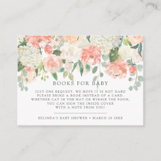 Baby Shower Cards | Sweet Florals Book Request