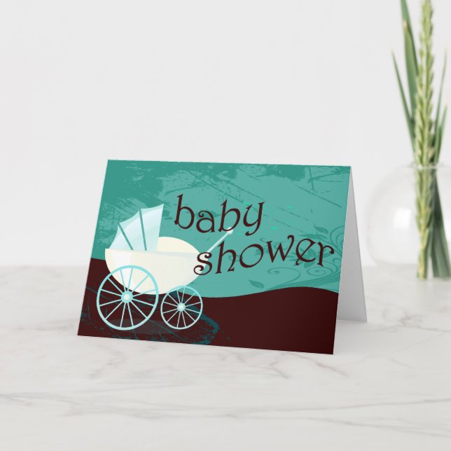 Baby Shower : carriage : Invitation (Front)