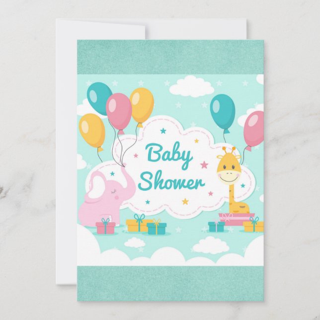 Baby Shower Celebration Invitation (Front)