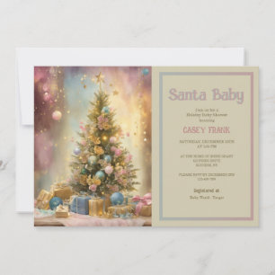 Baby Shower Christmas Invitation