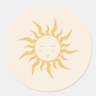 Baby shower classic round sticker