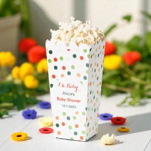 Baby Shower Colourful Confetti Pattern Favour Box