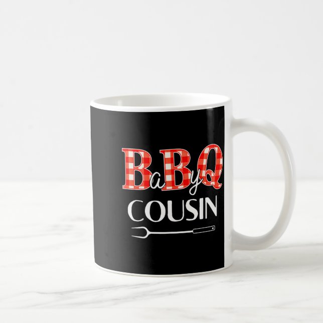 Baby Shower Cousin Bbq Party Cute Matching Family  Coffee Mug (Right)