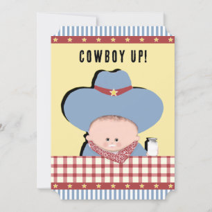 Baby Shower Cowboy Invitation