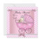 Baby Shower Cute Baby Girl Pink Check Pram