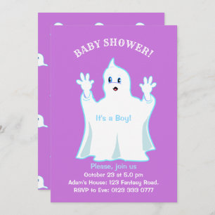 Baby Shower Cute Ghost Invitation