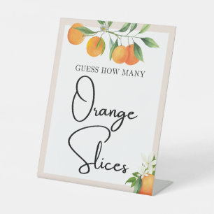 Baby Shower Decorations Neutral Gender Tabletop Pedestal Sign