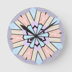 Baby shower design round clock
