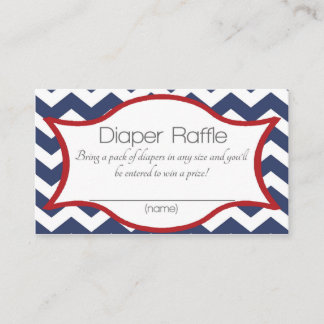 Baby Shower Diaper Raffle Tickets Insert