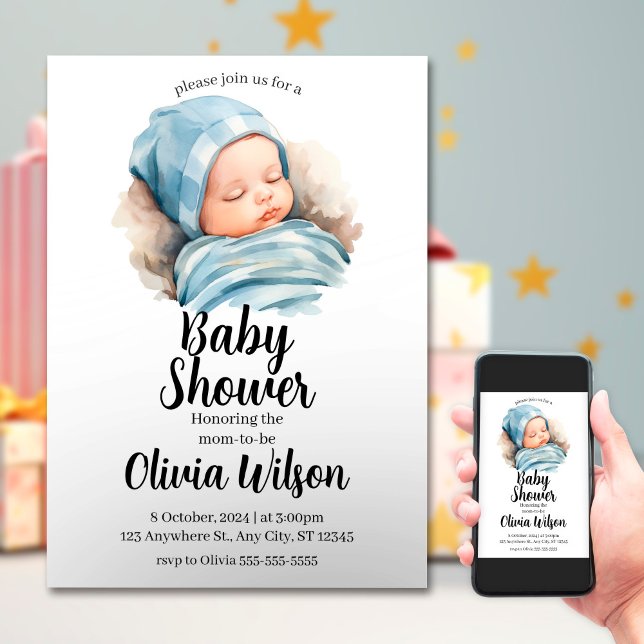 Baby Shower Digital Invitation (Creator Uploaded)