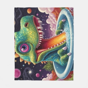 Baby shower Dino-Mite  Fleece Blanket