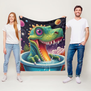 Baby shower Dino-Mite  Fleece Blanket