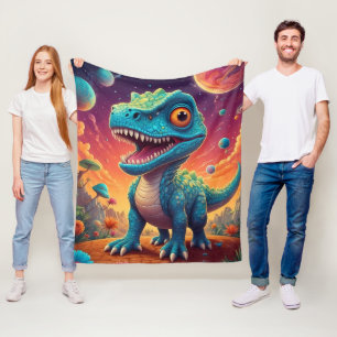 Baby shower Dino-Mite  Fleece Blanket